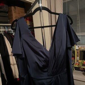 AZAZIE Navy Bridesmaid Prom Dress Size A20